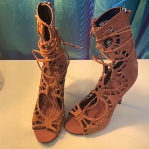 Giuseppe Zanotti Lace Up High Gladiator Sandals